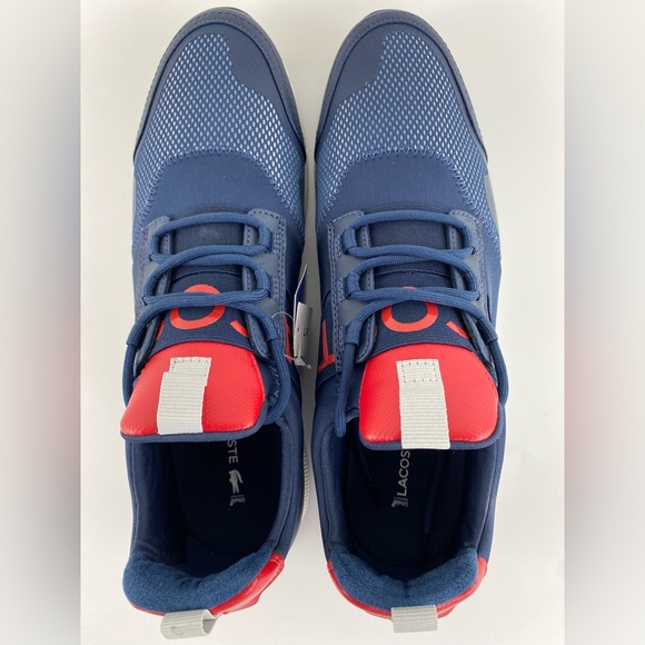 Lacoste Men's Menerva Elite 120 CMA Textile/Synthetic Sneakers, US Size 10 - Picture 8 of 15